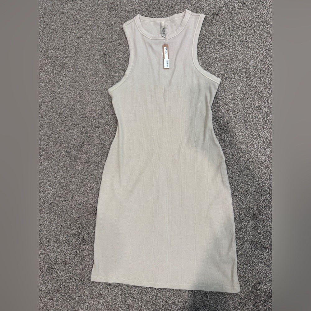 SKIMS Cream Mini Dress